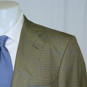 Domenico Spano x Bergdorf Goodman Belted Guncheck Three/Two Hunting Suit 42R